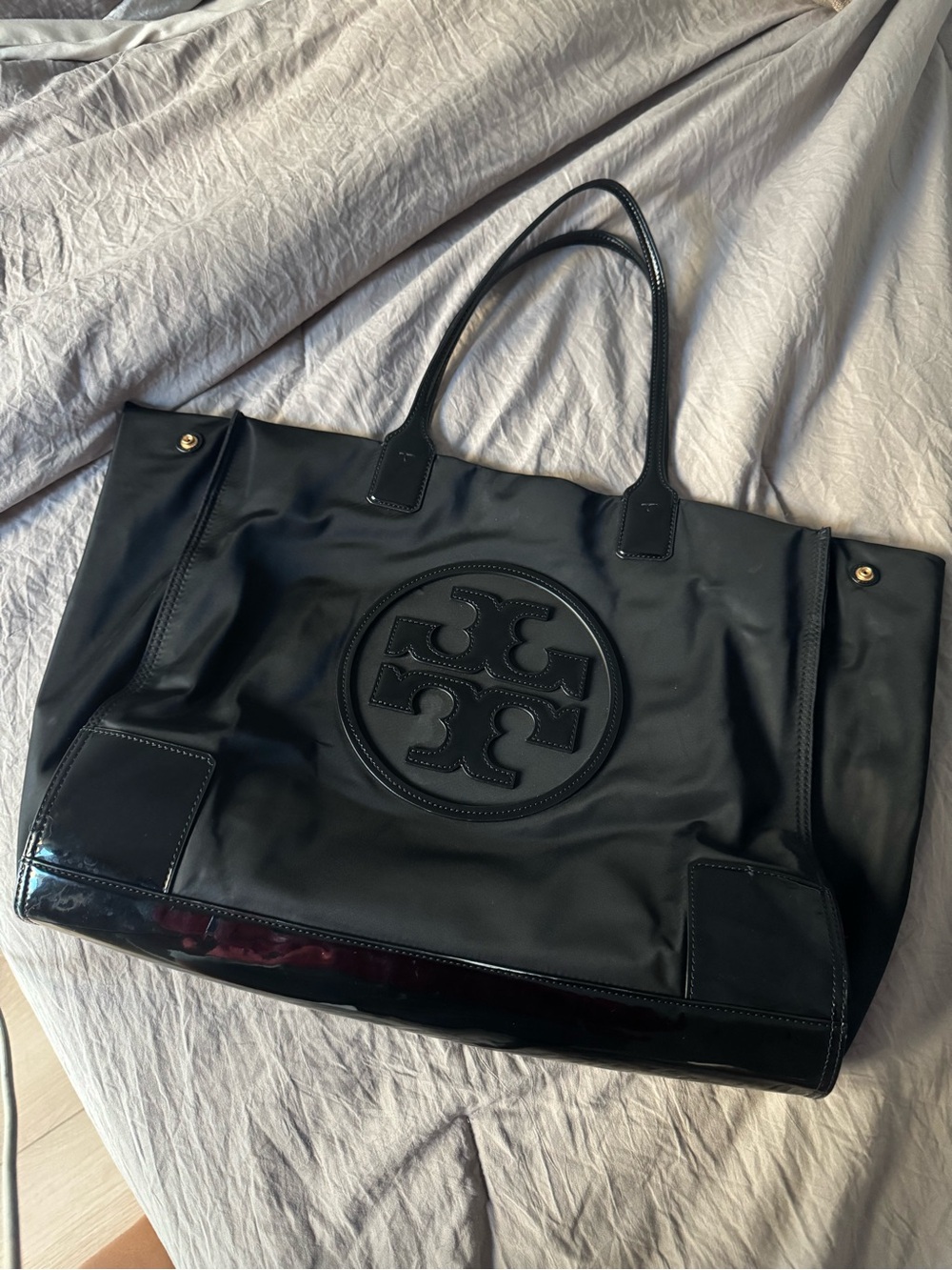 Tory Burch Ella large tote - black